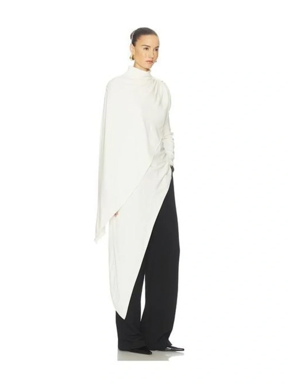 HELSA Women's White The Wilhelmina Cape Top SZ S $399 NEW ! - Picture 3 of 9